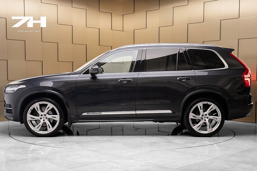 Volvo XC90 D5 AWD Inscription 7-Sits 22" HuD 360° Värmare