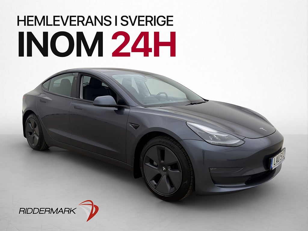 Tesla Model 3 Long Range AWD 440hk Moms Pano Värmepump