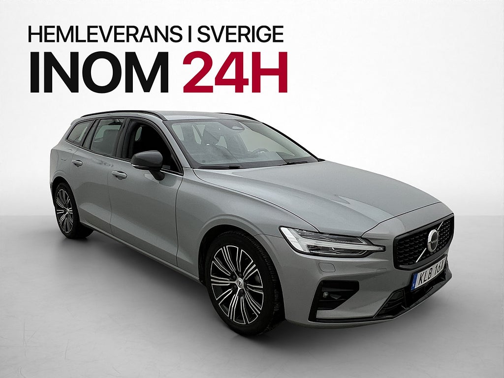 Volvo V60 B4 197hk Plus Dark Värm VoC Google Läder BLIS