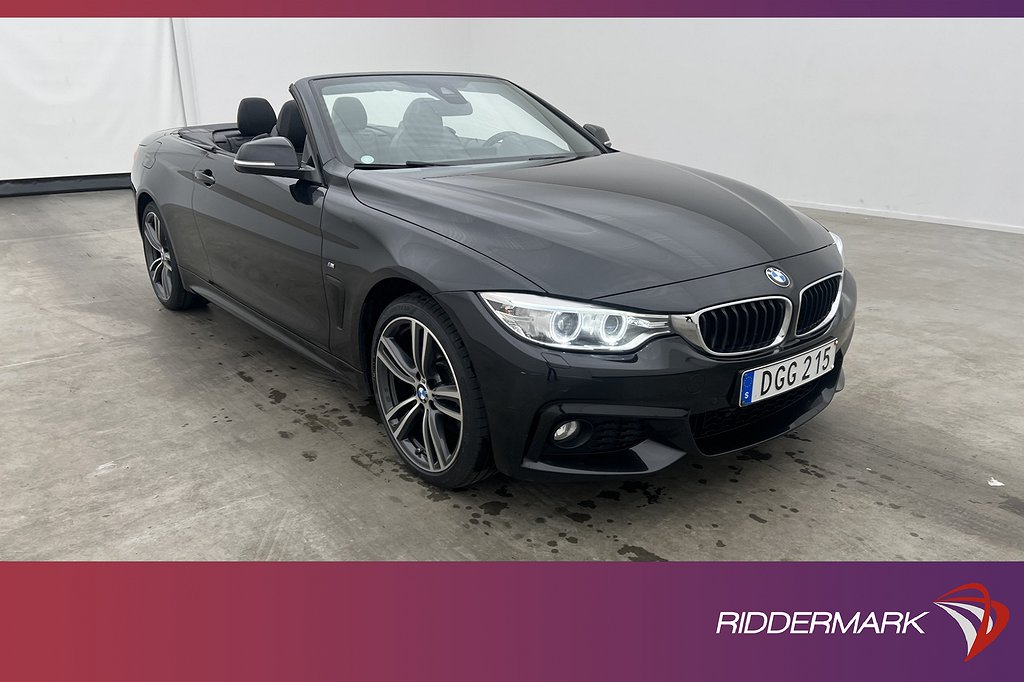 BMW 430 i xDrive Convertible M Sport Navi H/K Skinn Elstolar