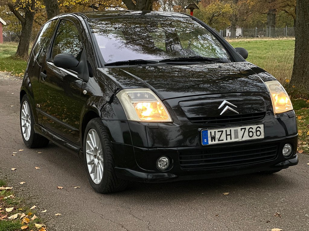 Citroën C2 1.6 VTR SensoDrive, Svensksåld, PDC, Automat. 