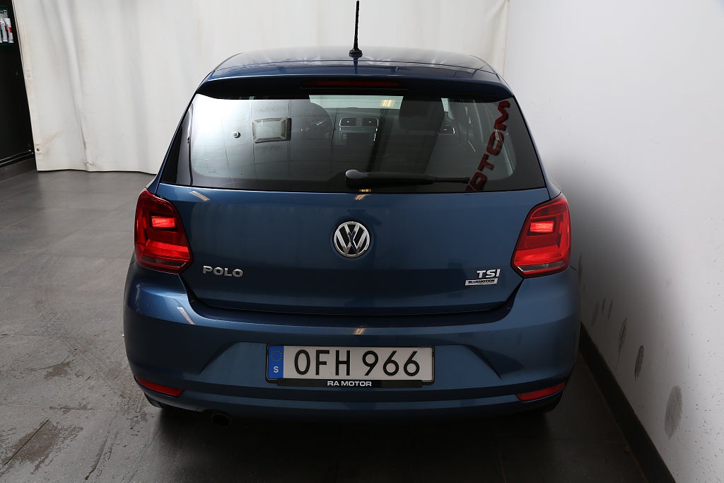 Volkswagen Polo 1,2 TSI 90hk Base 5D Bluetooth 2017