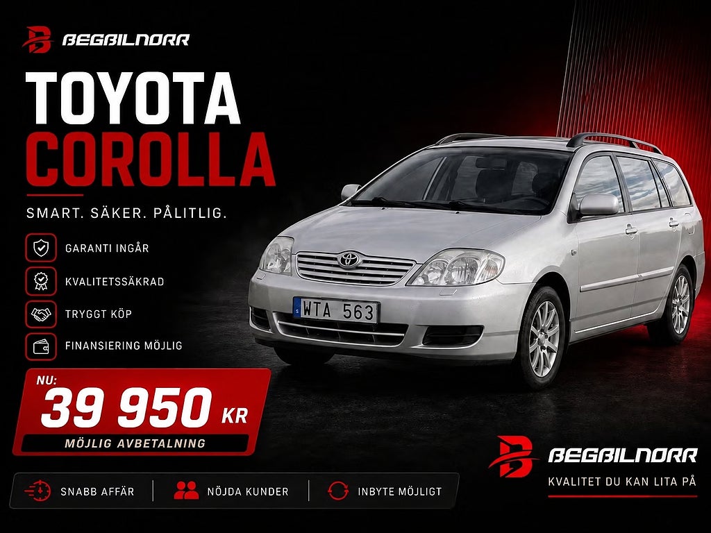 Toyota Corolla Kombi 1.6 VVT-i E*Nyserv*Nybes