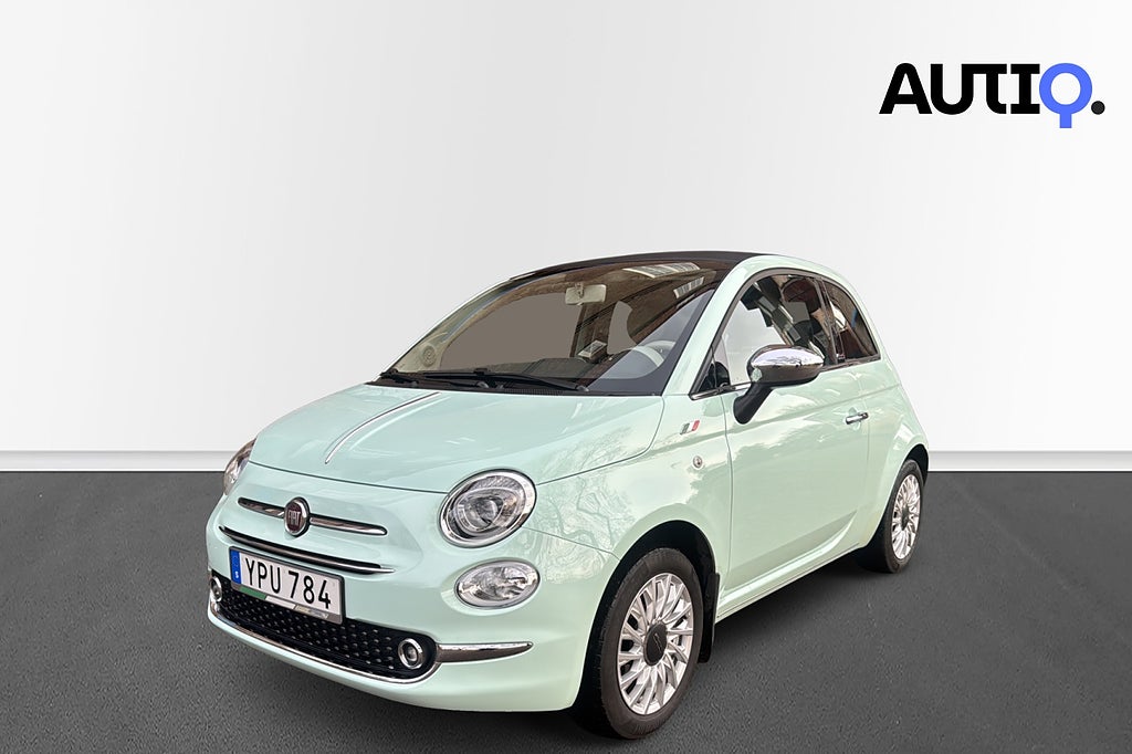 Fiat 500 C 1.2 Lounge | Parkeringssensorer | Kamrem bytt