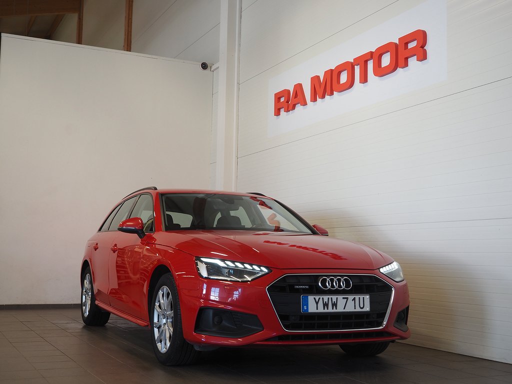 Audi A4 Avant 40 TDI quattro 204hk S-tronic |Drag|D-värm| 2021