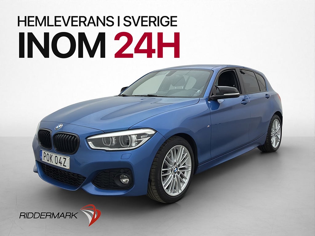 BMW 118I 136hk M Sport  Skinnstolar P-Sensorer Sportfjädr
