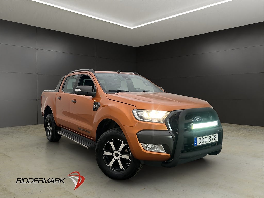 Ford ranger Wildtrak 3.2 4x4 200hk Värmare Drag Kamera Moms