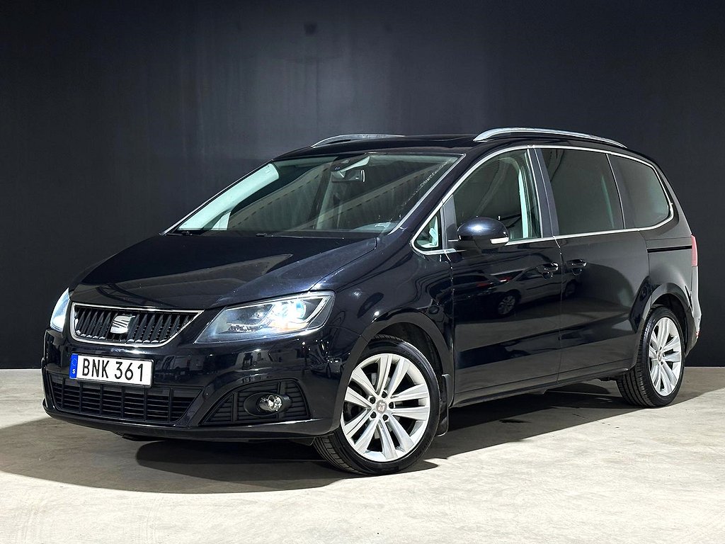 Seat Alhambra 2.0 TDI, 7-sits, Panorama, Dragkrok, Navigator, Värmare