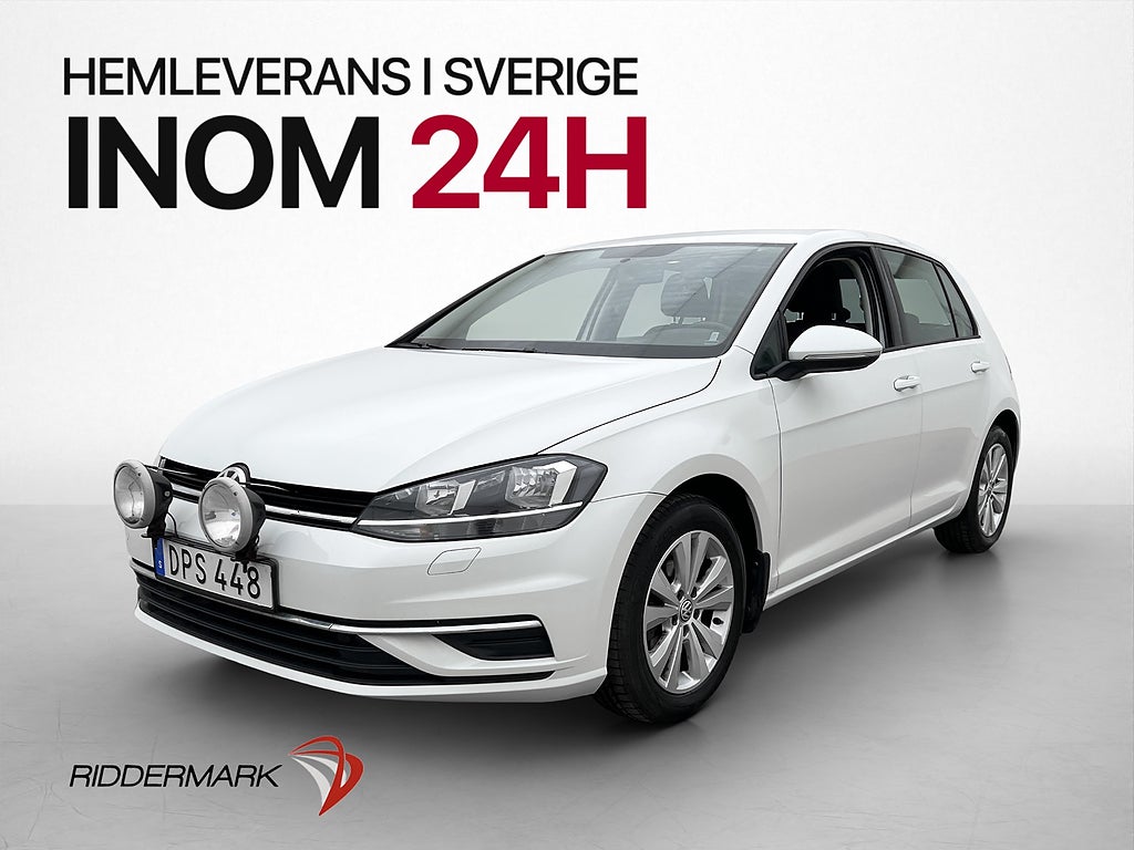 Volkswagen Golf 1.0 TSI Adpt-fart CarPlay Värmare A/C Drag