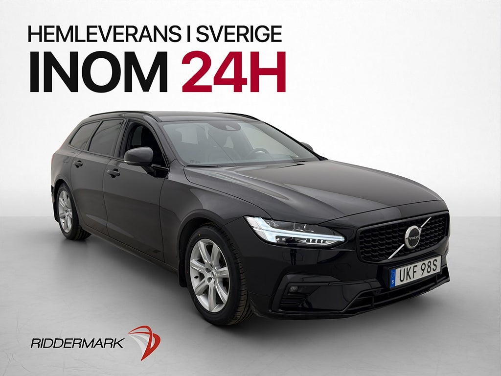 Volvo V90 B4 R-Design H/K VOC Kamera Skinn CarPlay Dragkrok