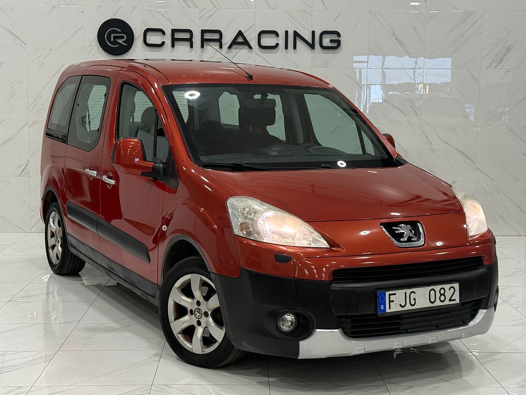 Peugeot partner tepee 1.6 HDi 5 sits| dragkrok| Nyservad|Kamrembytt