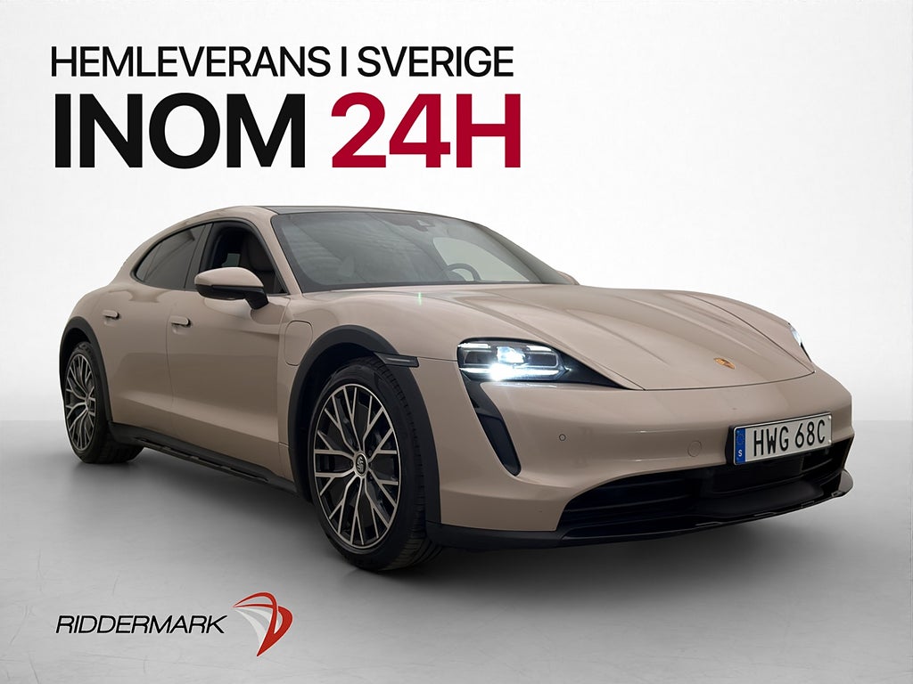 Porsche Taycan 4 Cross Turismo DD+ 381hk Pano Bose Skinn Nav