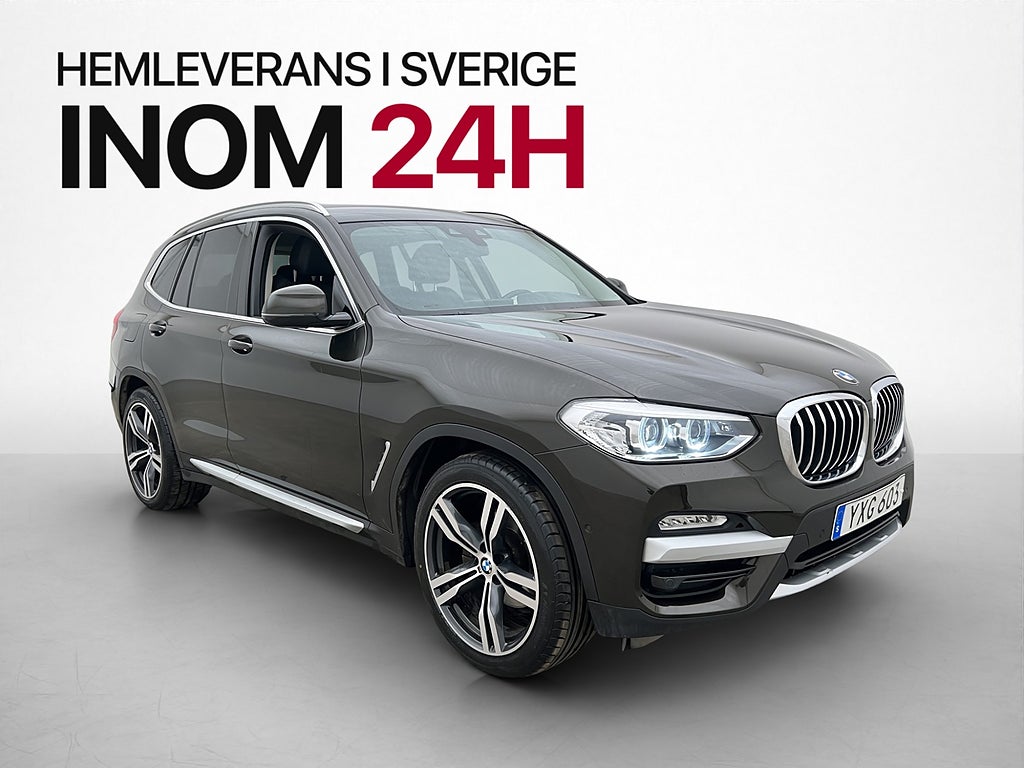 BMW X3 xDrive20d 190hk B-Kamera D-Värmare Halvskinn Navi