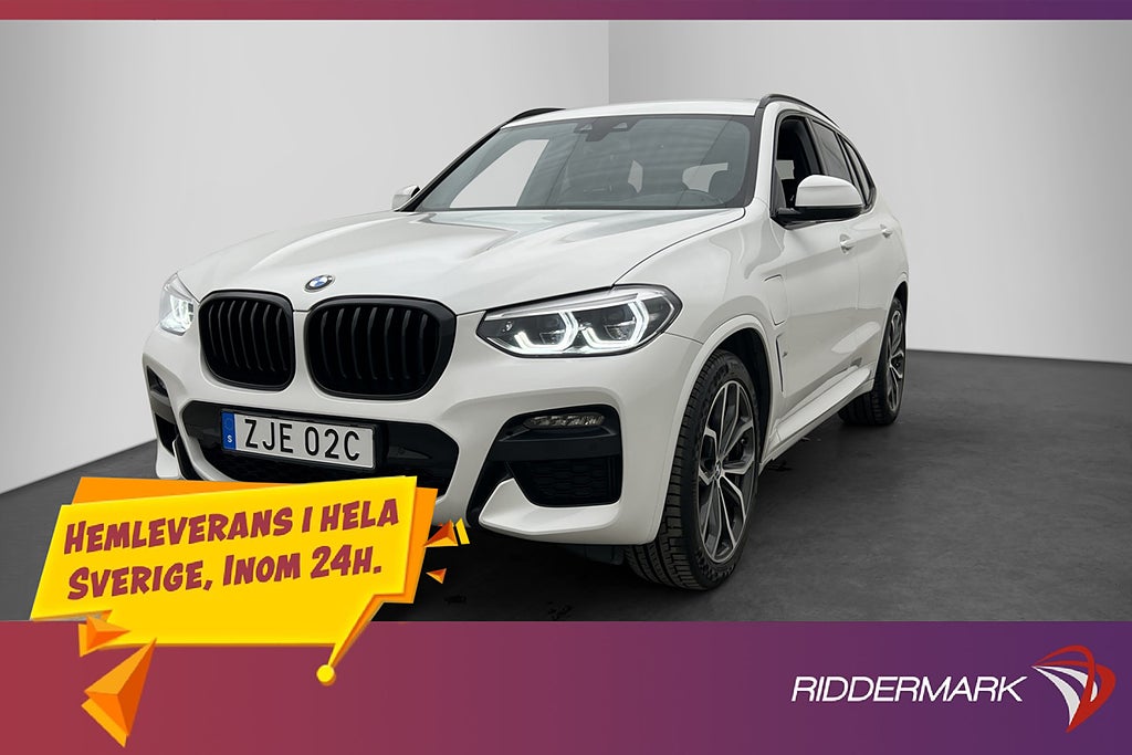 BMW X3 XDrive30e 292hk M Sport HiFi Navi Sportstolar Drag