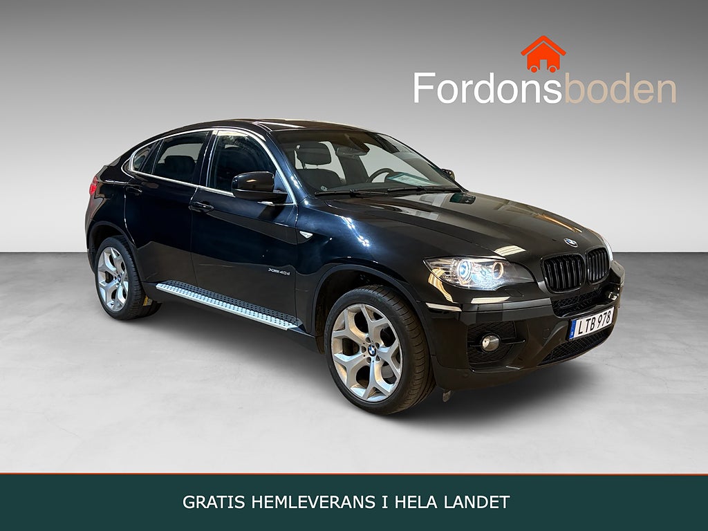 BMW X6 xDrive40d Sport line Navi Taklucka Skinn 306hk