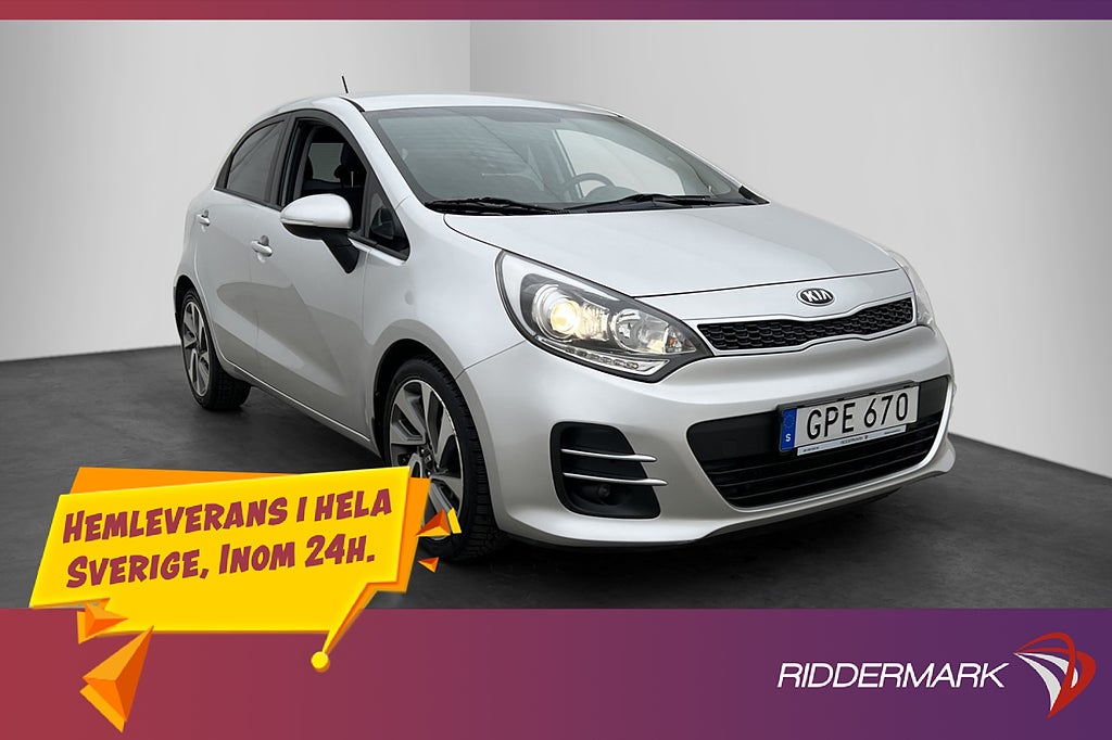Kia Rio 1.2 CVVT 84hk Advanced Kamera Navi Rattvärme