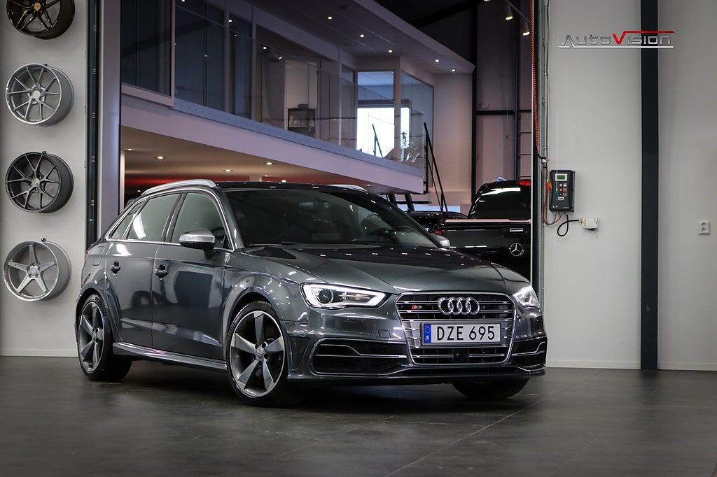 Audi S3 2.0 TFSI Quattro S Tronic 300hk B&O 1 ÄGARE RESERVERAD