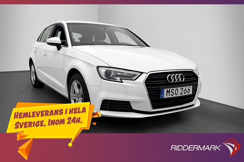 Audi A3 Sportback 35 TFSI 150hk Adaptiv-Fart 0,5l/mil