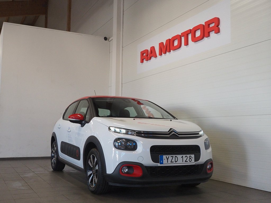 Citroën C3 1.2 PureTech EAT Automat | P-Sen | Kamrem bytt 2017