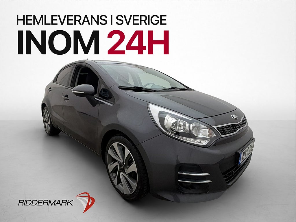 Kia Rio 1.2 84hk GLS M&K Värmare Kamera Rattvärme Navigation