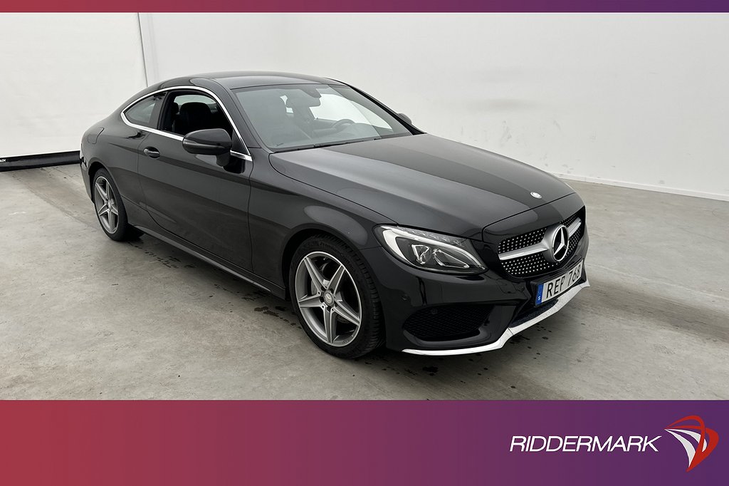 Mercedes-Benz C 220 d Coupé 170hk AMG Kamera Hal 4,95% Ränta