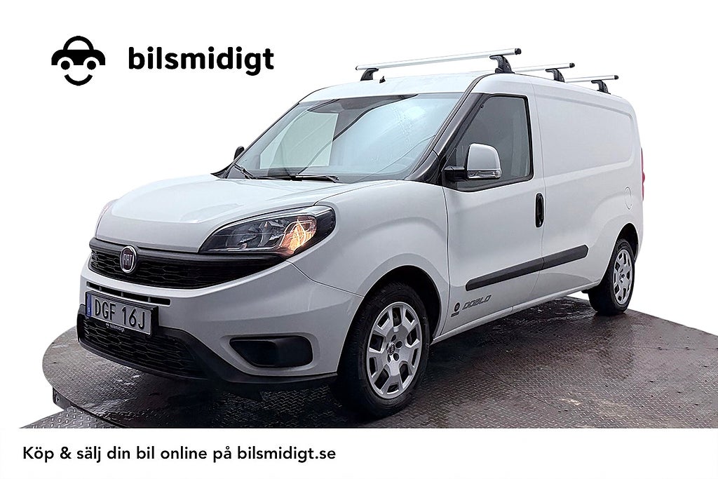Fiat Doblò Maxi 0.9t 1.4 T-JET CNG 3sits Drag Inredd Kamera Takräcke