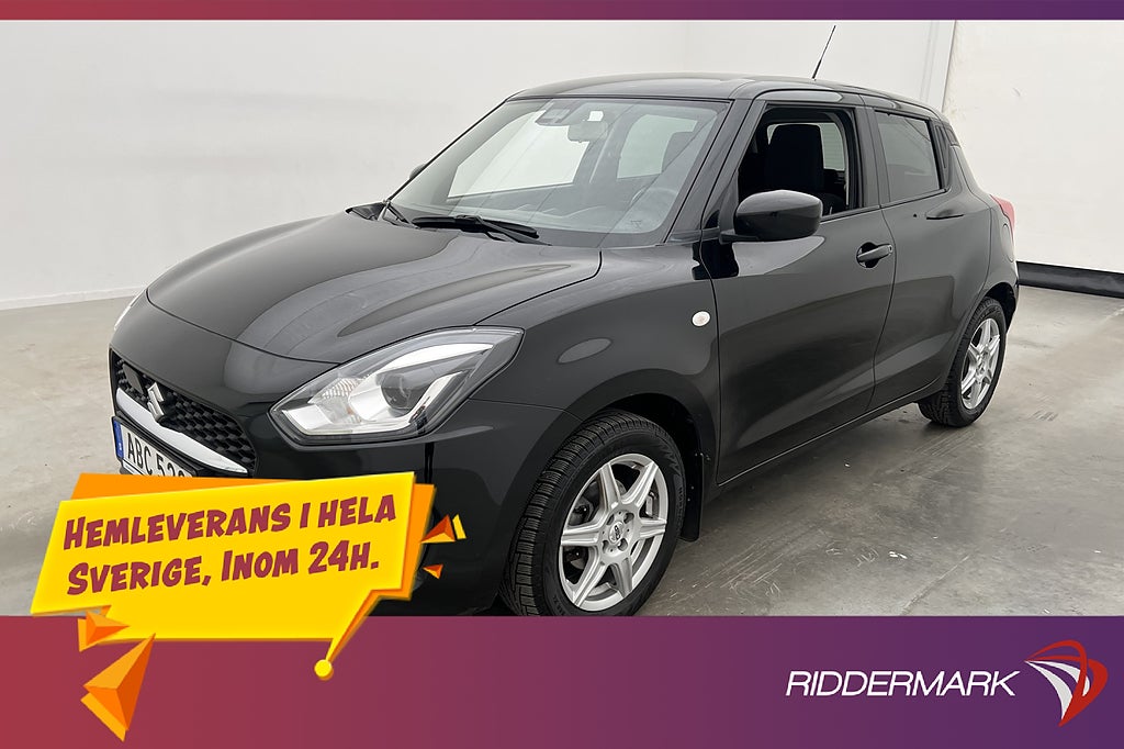 Suzuki Swift 1.2 83hk Kamera Adaptiv-Farthållare 0,39L/mil