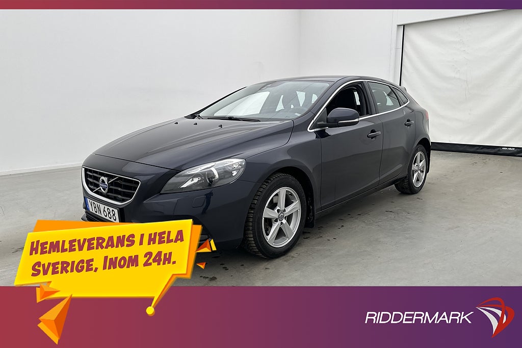 Volvo V40 D3 150hk Momentum Värmare Kamera Drag 0.38l/Mil