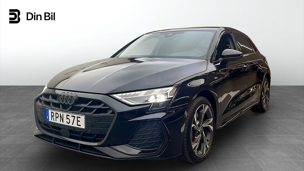 Audi A3 Sportback 45 TFSI e S-line S-tronic/Värmare/Sonos/Backkamera