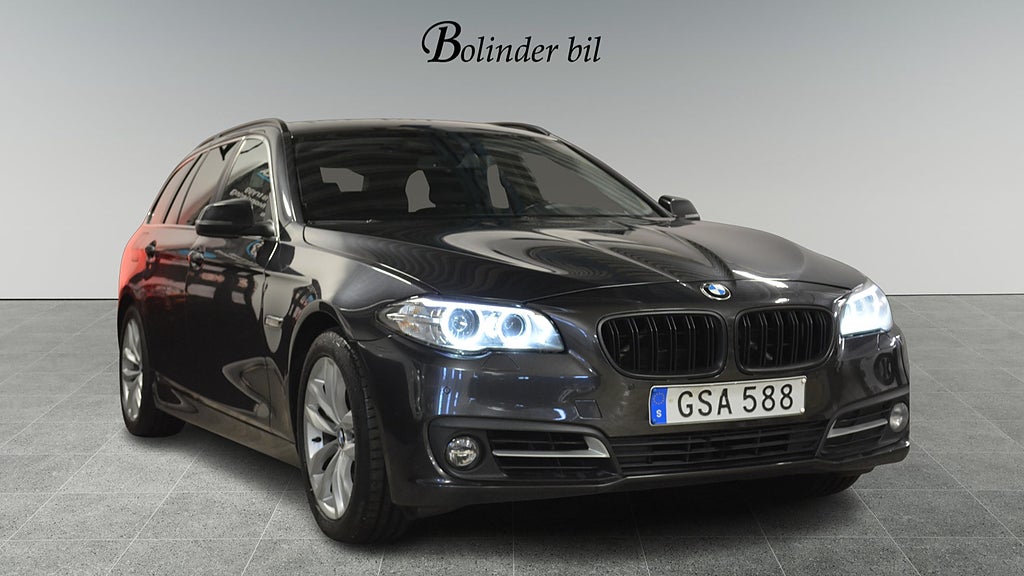 BMW 520 d xDrive NAVI DRAG HELSKINN HI-FI NYBESIKTAD HEMLEV 