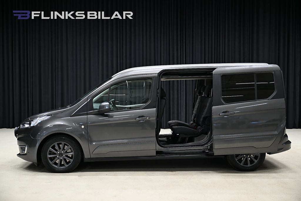Ford Tourneo Connect 120HK L2 L Automat|7-Sits|Limited|Panorama|Moms|