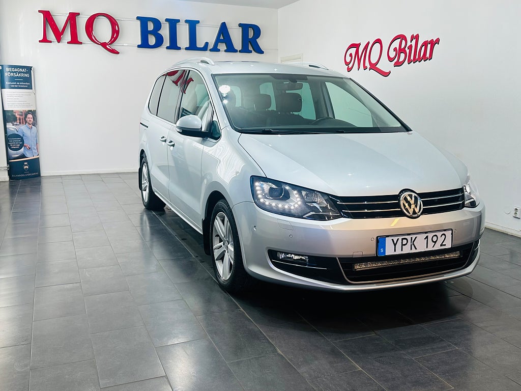 Volkswagen Sharan 7-Sits 2.0 TDI DSG SCR 4M GT Euro 6 Dragkrok