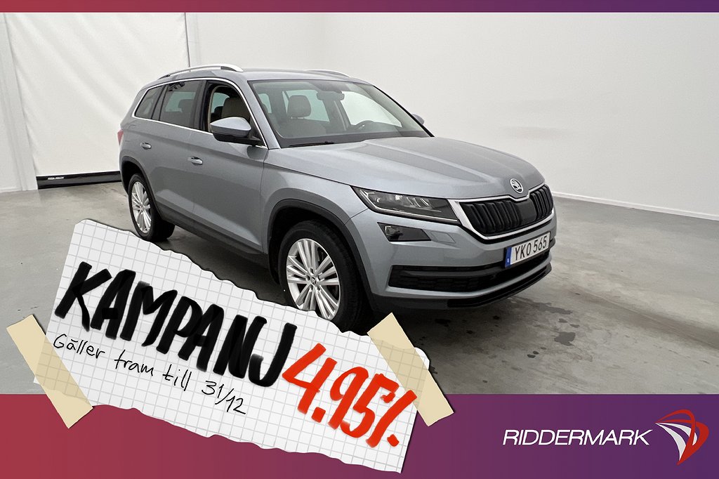 Skoda Kodiaq 4x4 190hk Style 7-Sit D-Värm Canton 4,95% Ränta