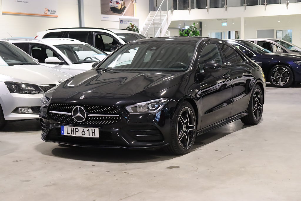 Mercedes-Benz CLA 200 AMG Aut Nyservad/Night/1,99% Ränta