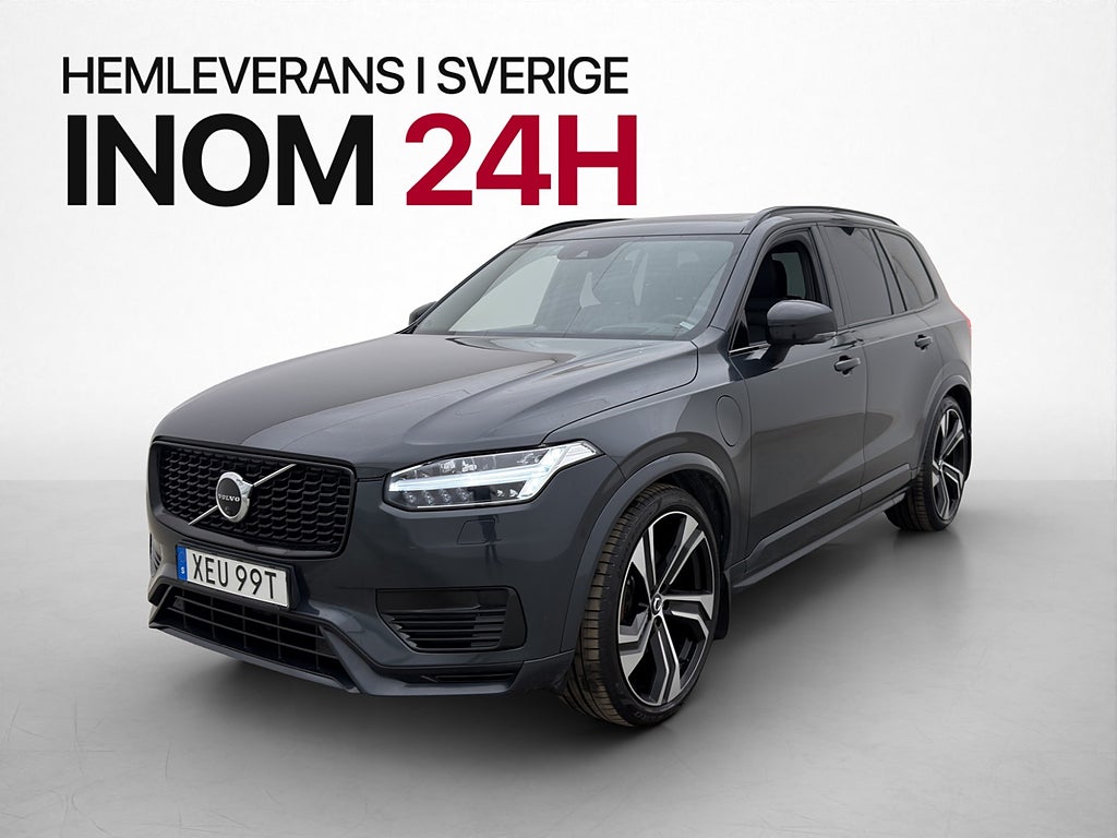 Volvo XC90 T8 456hk R-Design 7-Sits Pano B&W HUD Luft 360°