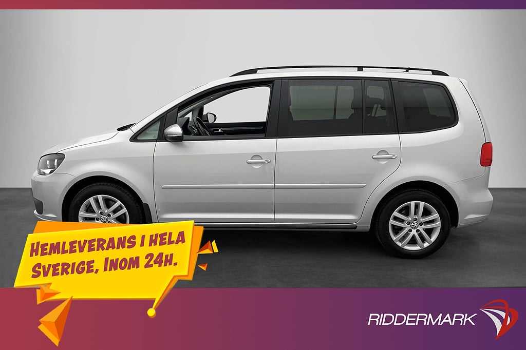 Volkswagen Touran 1.4 TSI 140hk Masters 7-Sits Sensorer