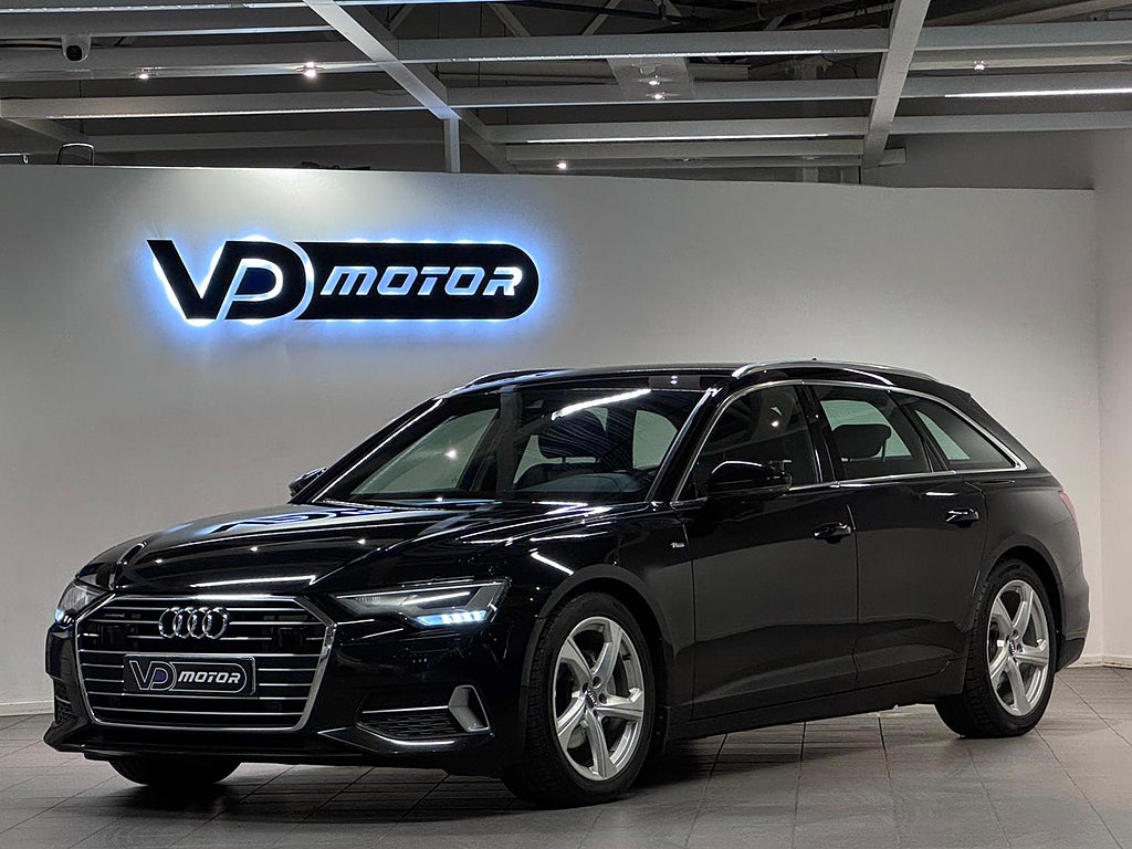 Audi A6 Avant 40 TDI  Q STR S-Line Fartpilot Värmare Drag 204hk