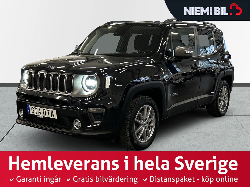 Jeep Renegade 4xe Laddhybrid S&V-hjul/Rattvärme/Backkamera