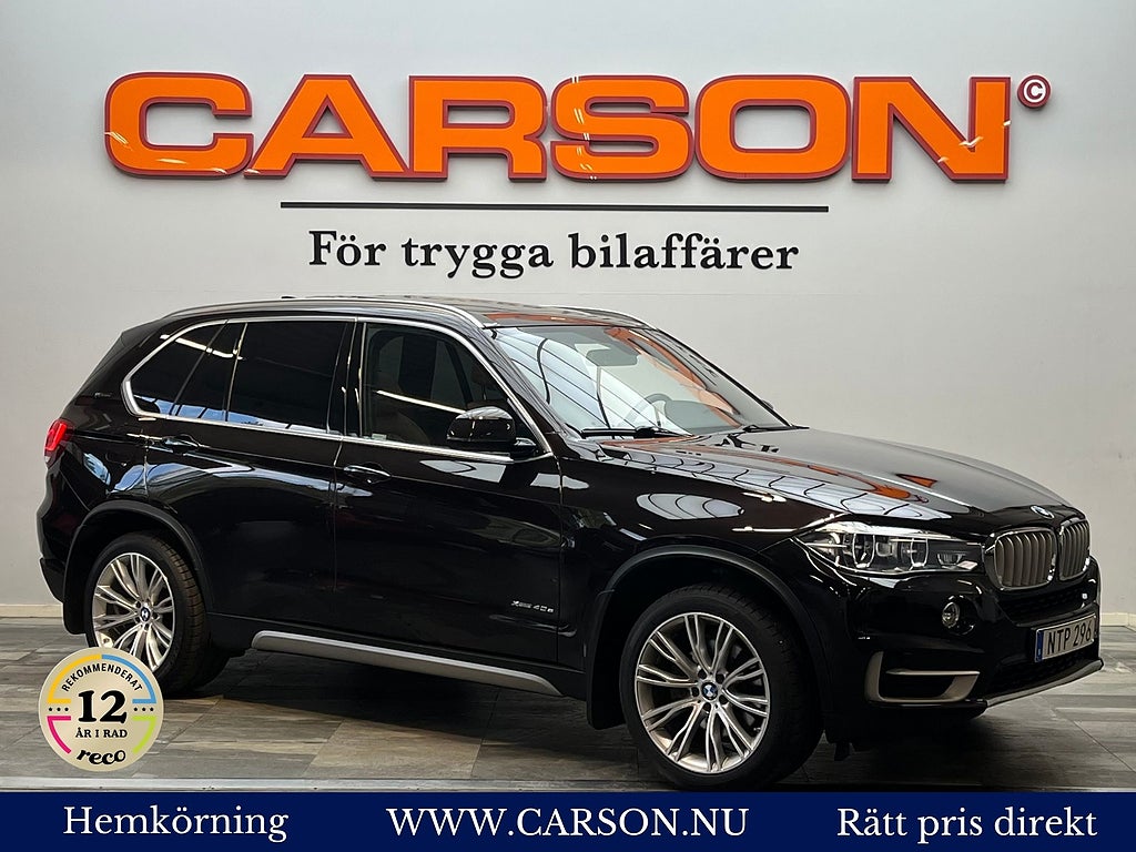 BMW X5 4,99% xDrive40e Pano H/K Värmare Backkamera Drag M-ratt