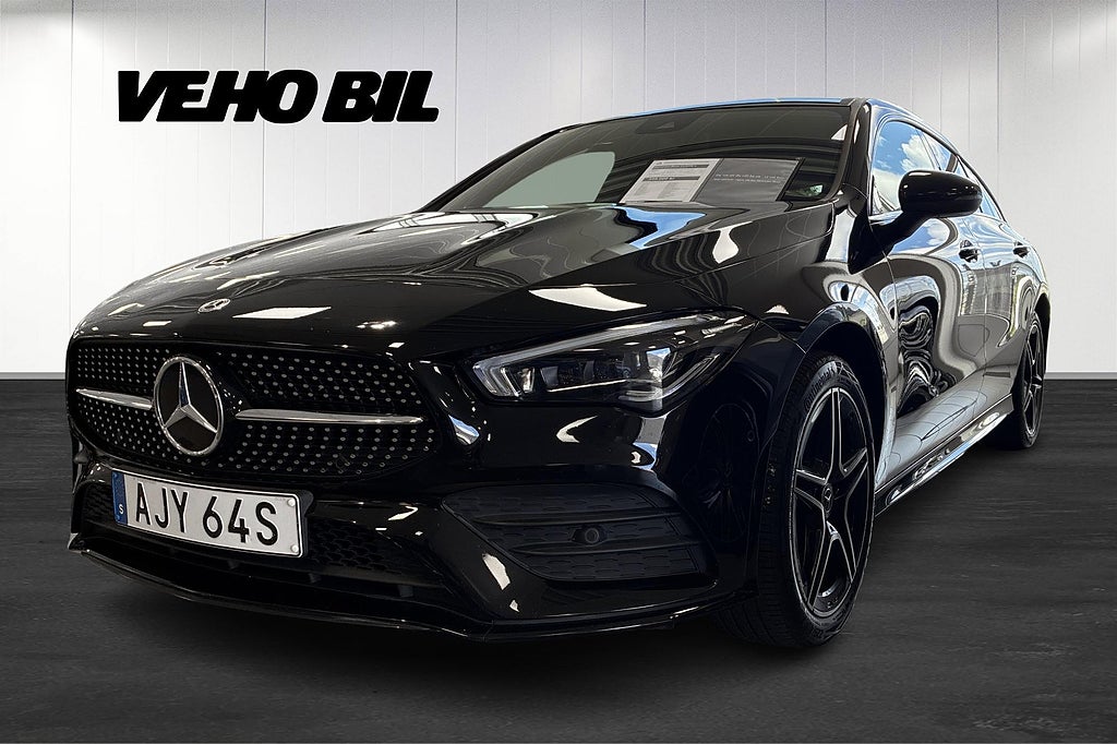 Mercedes-Benz CLA250 e S-B AMG Line| Dragkrok | Burmester | Panorama | 