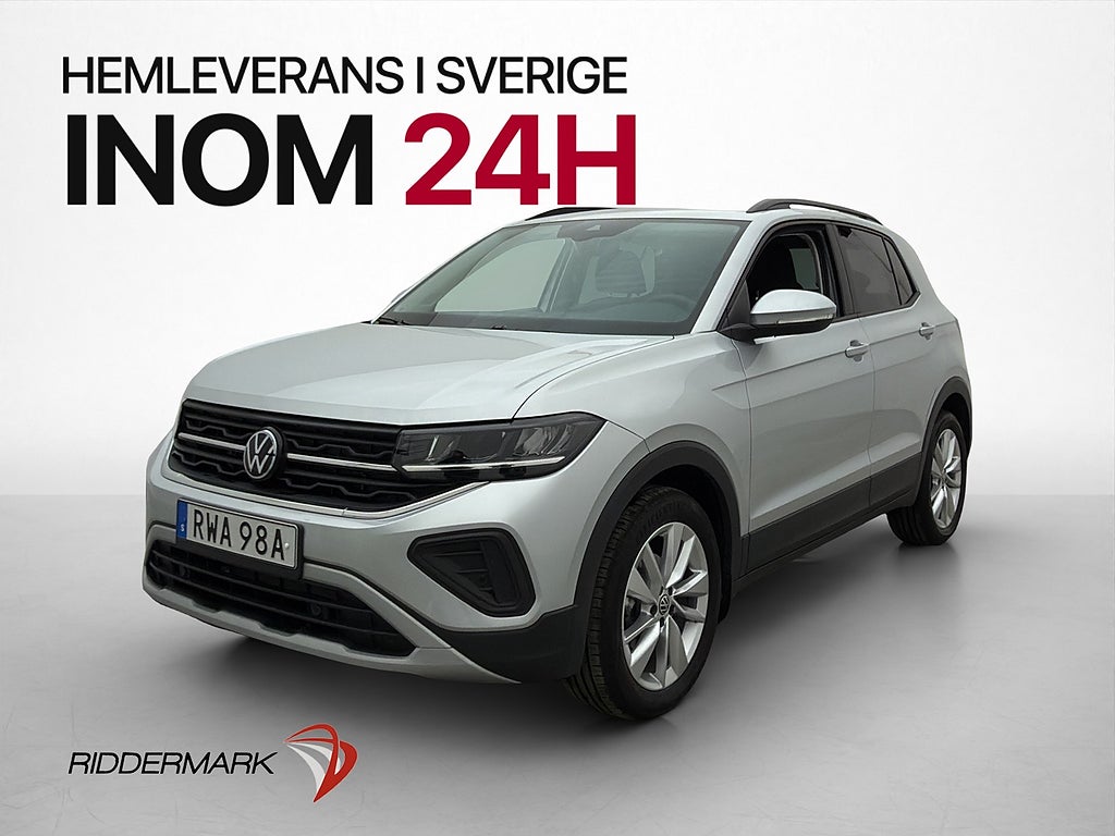 Volkswagen T-CROSS TSI 116hk Life Kamera CarPlay Keyless