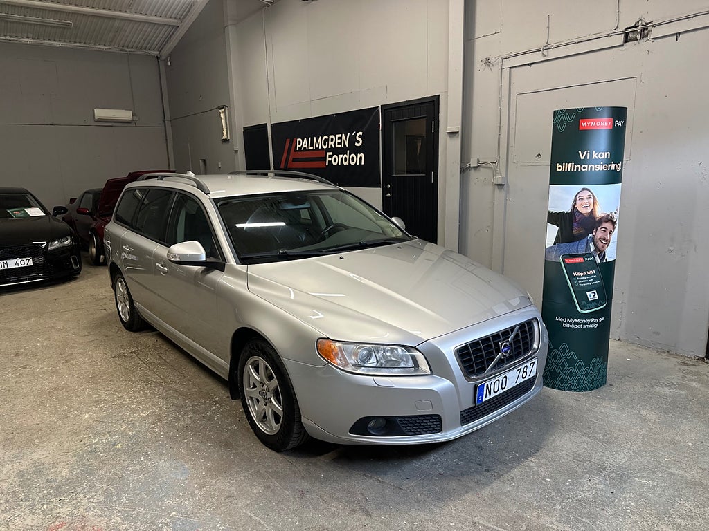 Volvo V70 2.0 FlexiFuel Manuell 3 ägare,Dragkrok,Nybesiktad