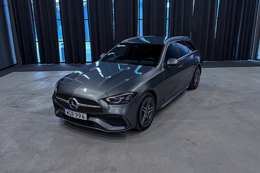 Mercedes-Benz C 300 T e AMG Line|Kamera|Dragkrok|Navigation 