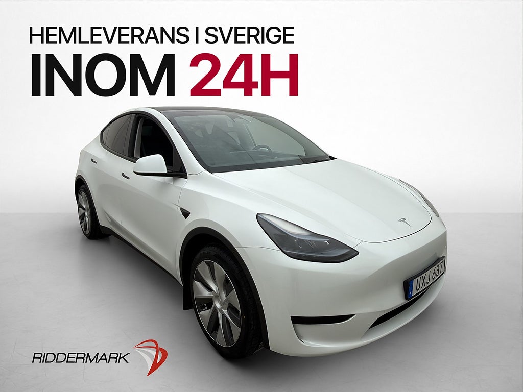 Tesla Model Y Standard Range RWD Pano En-Brukare MOMS
