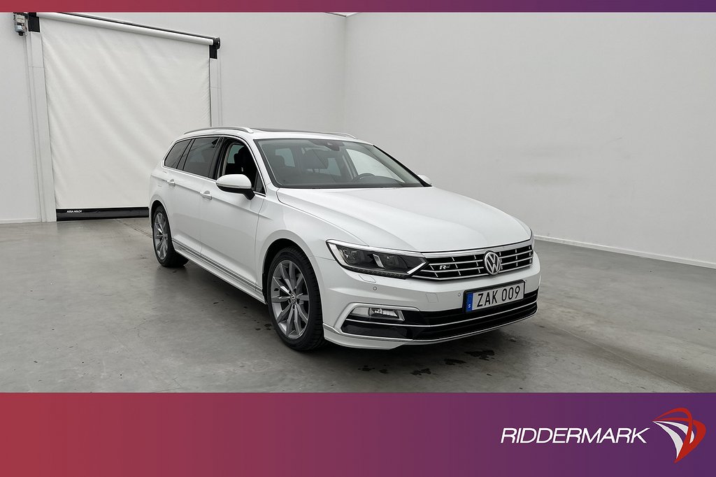 Volkswagen Passat TSI 220hk R-Line Pano Cockpit Värmare Drag