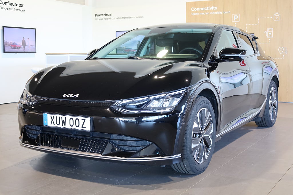 Kia EV6 77.4 kWh 360° Navi Drag Läder Leasbar Rattvärme V-Hjul 2023