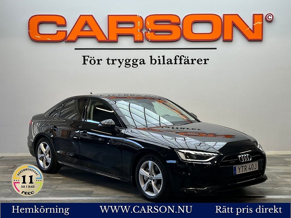 Audi A4 Sedan 40 TDI Q 190HK Proline Adv. Matrix Leasebar 