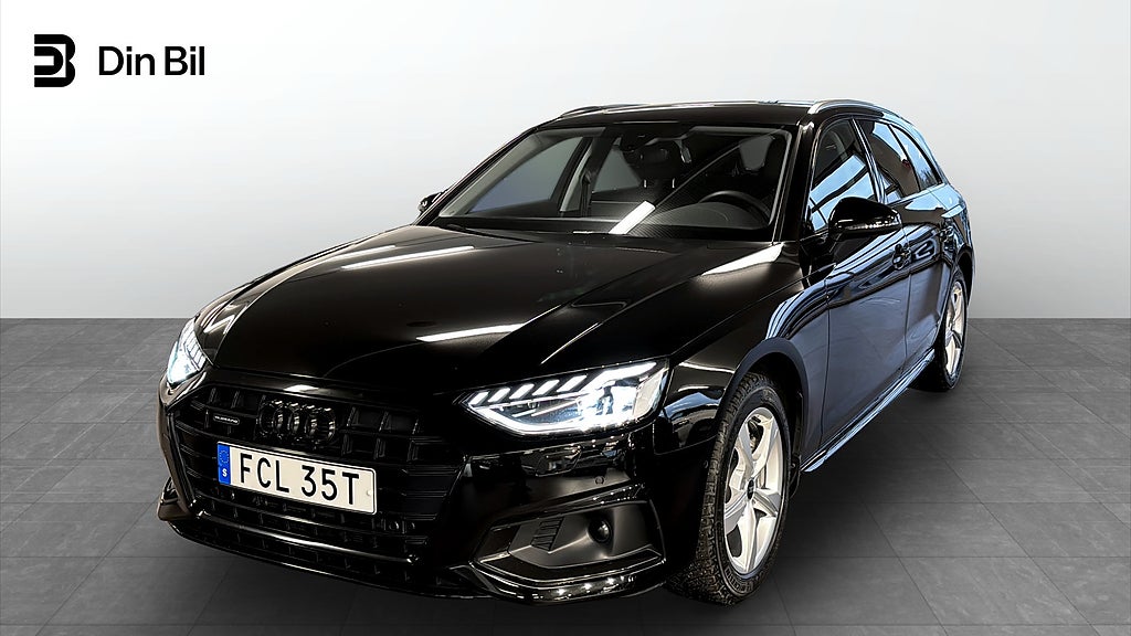 Audi A4 Avant 40 TDI Quattro Svartoptik, 360 kamera