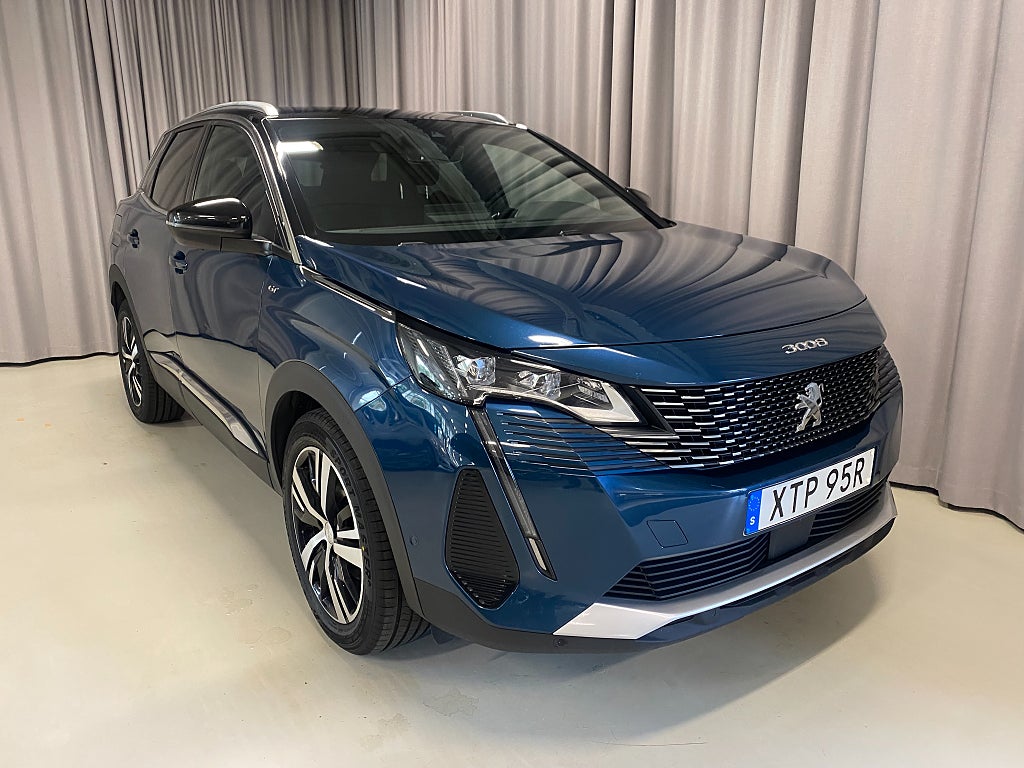 Peugeot 3008 GT 130hk Automat. Navi, Adaptiv farthållare