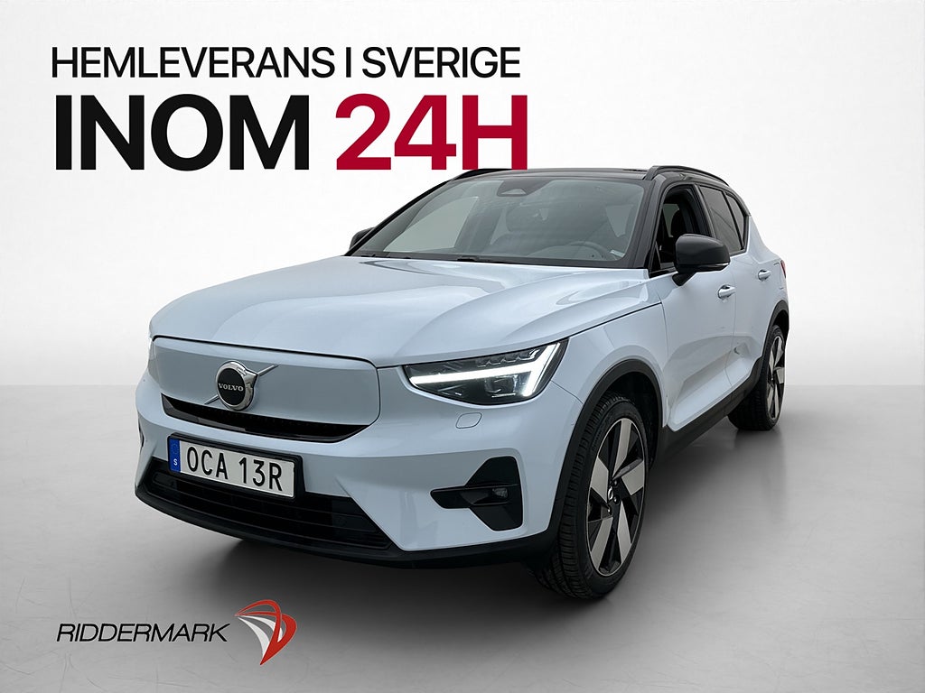 Volvo XC40 Recharge Extended Range Plus Värmare Drag Kamera